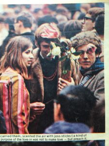 Hippies at the Love In at Beacon Hill Park, Victoria BC, June 1967